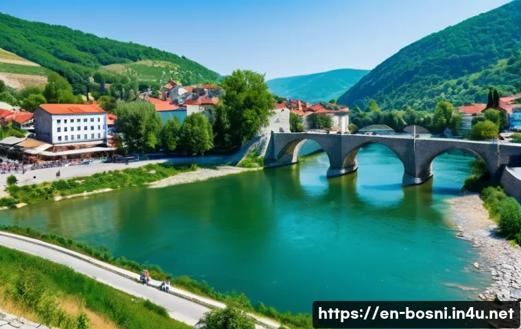 비셰그라드와 이보 안드리치의  드리나 강의 다리 관련 이미지 1